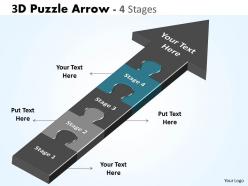3d puzzle arrow 4 stages
