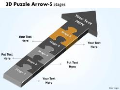 3d puzzle arrow 5 stages 15