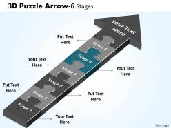 3d puzzle arrow 6 stages 13