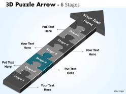 3d puzzle arrow 6 stages