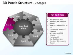 6087022 style division pie-puzzle 7 piece powerpoint template diagram graphic slide