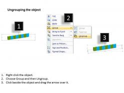 3d puzzle linear flow process 8 stages 13