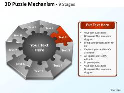 25386935 style puzzles mixed 9 piece powerpoint presentation diagram infographic slide