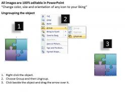 69512309 style puzzles matrix 1 piece powerpoint presentation diagram infographic slide