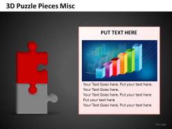 3d puzzle pieces misc powerpoint presentation slides db