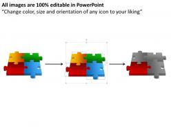 40944777 style puzzles matrix 1 piece powerpoint presentation diagram infographic slide