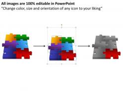 45772564 style puzzles matrix 1 piece powerpoint presentation diagram infographic slide