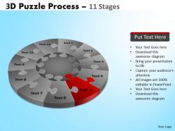 64684831 style puzzles circular 11 piece powerpoint presentation diagram infographic slide