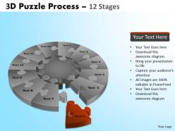 52326998 style puzzles circular 12 piece powerpoint presentation diagram infographic slide