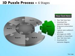 20054590 style division pie-puzzle 6 piece powerpoint template diagram graphic slide