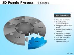20054590 style division pie-puzzle 6 piece powerpoint template diagram graphic slide