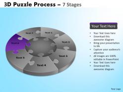 74040851 style puzzles circular 7 piece powerpoint presentation diagram infographic slide