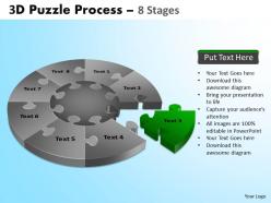 3d puzzle process diagram 8 stages ppt templates 7