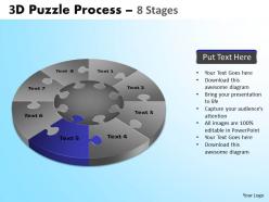 3d puzzle process diagram 8 stages ppt templates 7