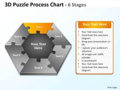 3d puzzle process diagram chart 1