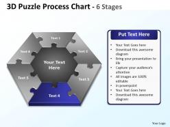 3d puzzle process diagram chart 1