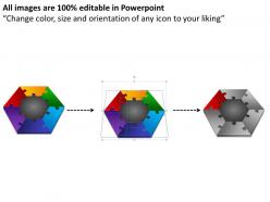 6850905 style division pie-puzzle 6 piece powerpoint template diagram graphic slide