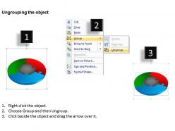 3d puzzle process diagram ppt templates 3