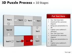 34910499 style puzzles matrix 1 piece powerpoint presentation diagram infographic slide