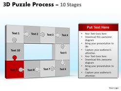 34910499 style puzzles matrix 1 piece powerpoint presentation diagram infographic slide