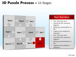 3d puzzle process stages 11