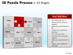 17571404 style puzzles matrix 1 piece powerpoint presentation diagram infographic slide