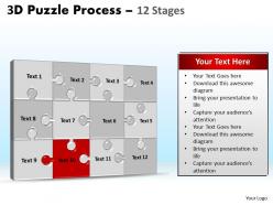 3d puzzle process stages 12