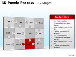 3d puzzle process stages 12