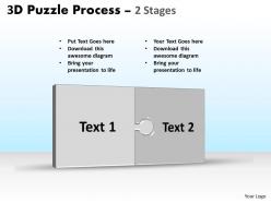 3d puzzle process stages 2