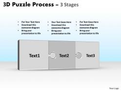 3d puzzle process stages 3
