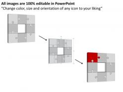 88944962 style puzzles matrix 1 piece powerpoint presentation diagram infographic slide