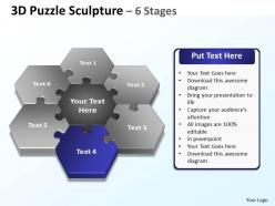 3d puzzle sculpture 6 diagram stages 3