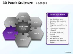 3d puzzle sculpture 6 diagram stages 3