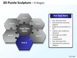 22932998 style puzzles mixed 6 piece powerpoint presentation diagram infographic slide