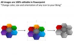3d puzzle sculpture 6 stages powerpoint diagrams presentation slides graphics 0912