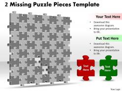 3d puzzle together with missing pieces