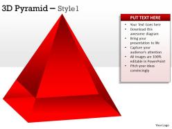 3D Pyramid Diagram