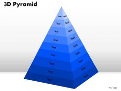3d pyramid powerpoint slides and ppt templates 0412