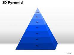 3d pyramid with multiple stages