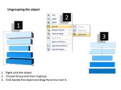 3d rectangular list for planning 5 powerpoint slides and ppt templates db