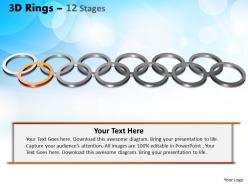 3d rings 12 stages powerpoint slides and ppt templates 0412