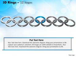 3d rings 12 stages powerpoint slides and ppt templates 0412