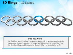 3d rings 12 stages powerpoint templates 20