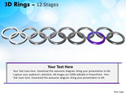 3d rings 12 stages powerpoint templates 20