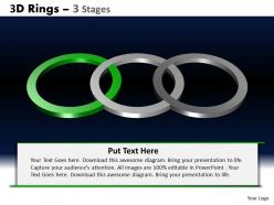 3d rings 3 stages powerpoint slides and ppt templates 0412