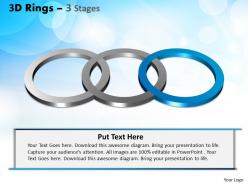 46834336 style variety 1 rings 3 piece powerpoint presentation diagram infographic slide