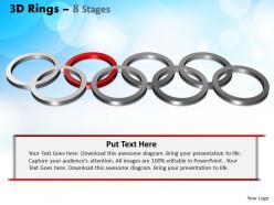 3d rings 8 stages powerpoint 67