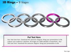 3d rings 8 stages powerpoint 67