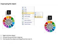 3d round chart 12 stages powerpoint slides and ppt templates 0412