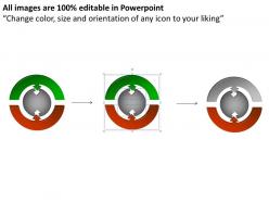 3d round chart 2 stages powerpoint slides and ppt templates 0412